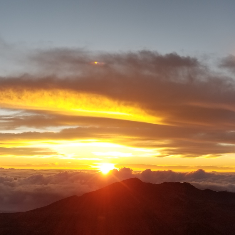 Haleakala Crater at Sunrise.